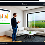 Smart Home Energy Dashboard**

"A modern living room with a diverse family looking at a large, interactive display showing energy consumption data. The dashboard visualizes real-time energy use, predictive graphs, and tips for optimization. Solar panels are visible on the roof outside the window. Bright, inviting atmosphere. Safe for work, appropriate content, fully clothed, professional, perfect anatomy, correct proportions, natural pose, well-formed hands, proper finger count, natural body proportions, high quality."

**