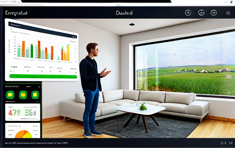 Smart Home Energy Dashboard**

"A modern living room with a diverse family looking at a large, interactive display showing energy consumption data. The dashboard visualizes real-time energy use, predictive graphs, and tips for optimization. Solar panels are visible on the roof outside the window. Bright, inviting atmosphere. Safe for work, appropriate content, fully clothed, professional, perfect anatomy, correct proportions, natural pose, well-formed hands, proper finger count, natural body proportions, high quality."

**