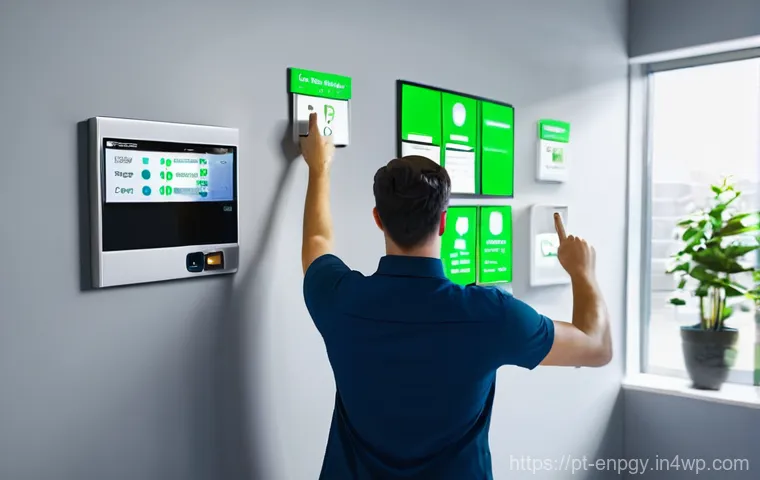 중소기업을 위한 에너지 관리 전략 - **Prompt:** An inviting and bright interior of a small to medium-sized enterprise (PME) office space...